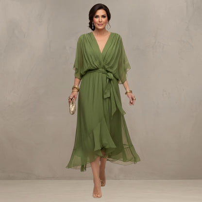 Marta – Flowing Chiffon Maxi Dress