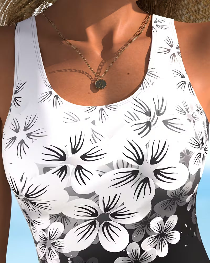 Nova – Floral Print One-Piece Swimsuit