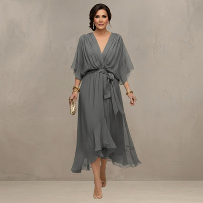 Marta – Flowing Chiffon Maxi Dress