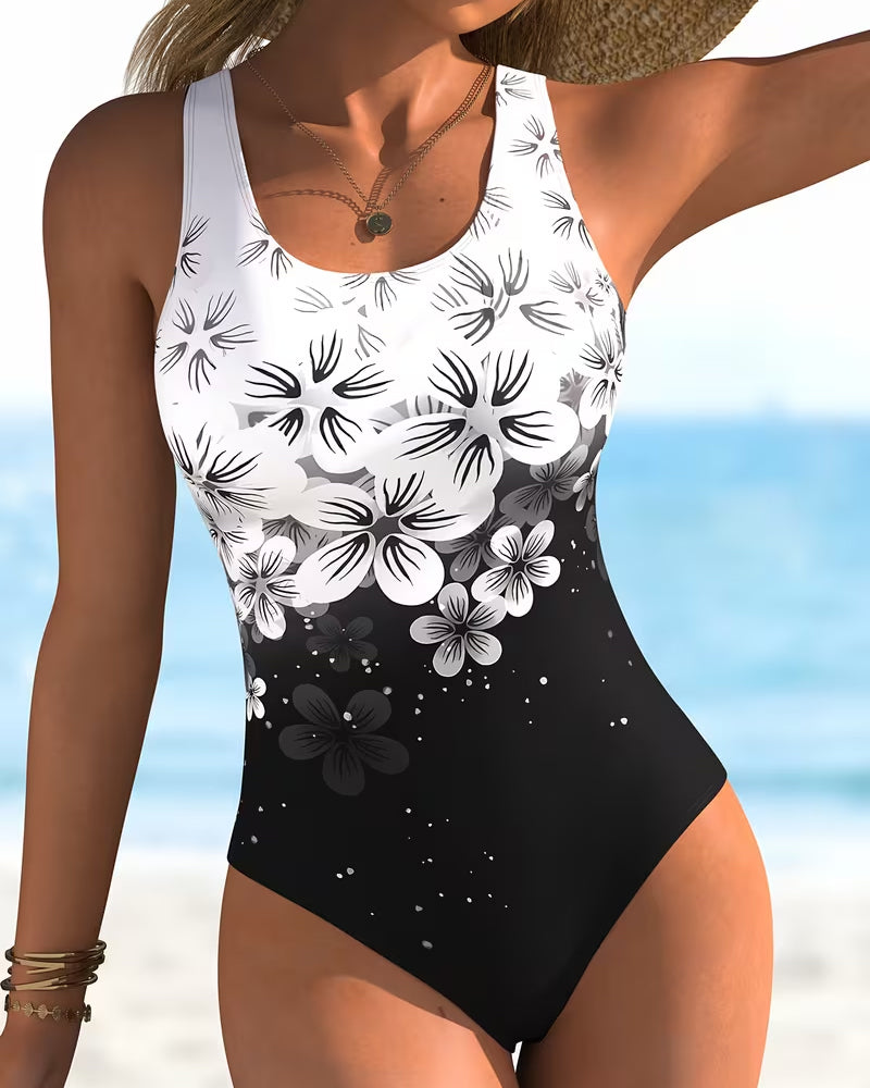 Nova – Floral Print One-Piece Swimsuit