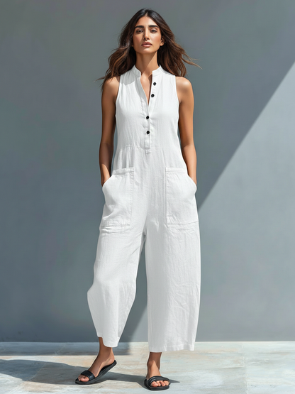 Antaradus - Leona Sleeveless Dungarees