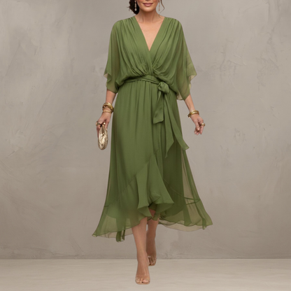 Marta – Flowing Chiffon Maxi Dress