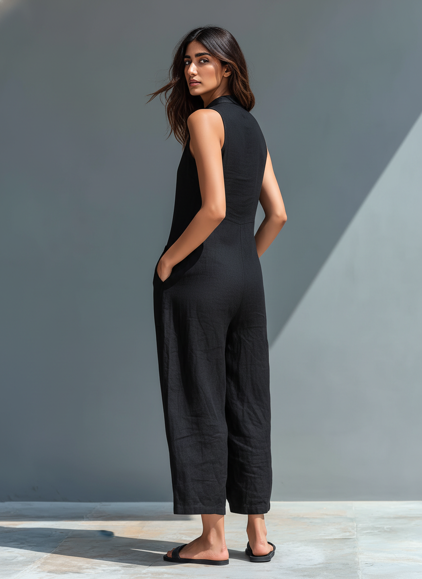 Antaradus - Leona Sleeveless Dungarees