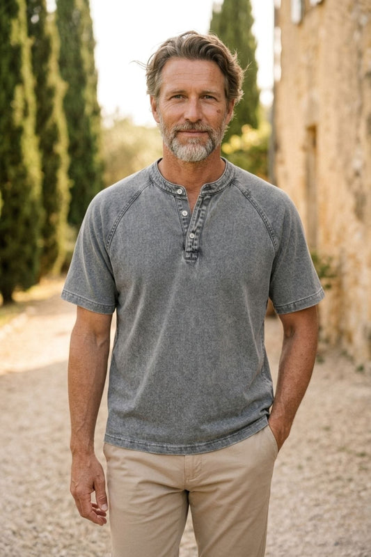 Cazel – Nautical Henley Shirt